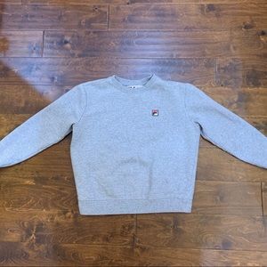 Grey FILAS crew neck (women’s size M)